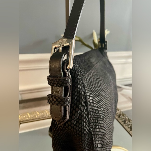 Aimee Kestenberg Rocco Embossed Leather Shoulder Bag - Picture 3 of 8